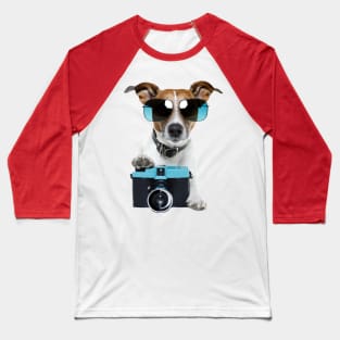 Camera Dog - Say Cheese! Baseball T-Shirt